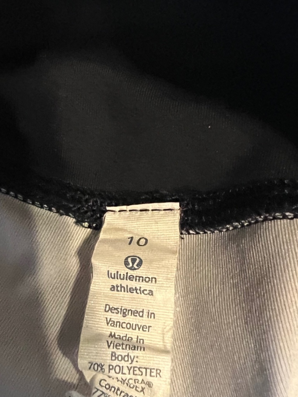 Lululemon How to Street Pants Heat Wave White Black/ Black Size 10 Womens
